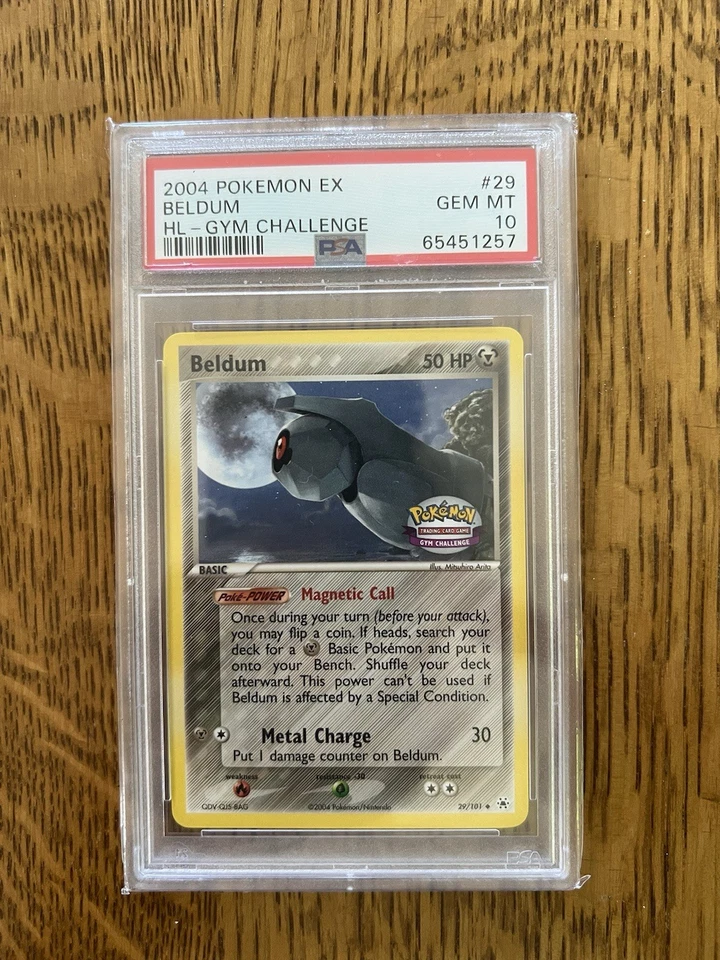 Pokémon Beldum #29 PSA 10 Hidden Legends Gym Challenge Promo - Low Pop - Image 1 of 1