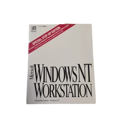 Microsoft Windows NT 3.51 Workstation Step Up Edition New Sealed - Image 1 of 4