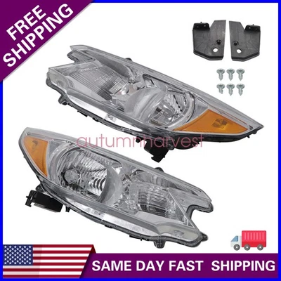 Par de montaje de faros halógenos cromados para faros CRV CR-V 2012 2013 2014 Foto 1 de 4