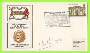G.B.1976 10th Anniversary of Longleat Cover signed Marquess of Bath - Picture 1 of 1