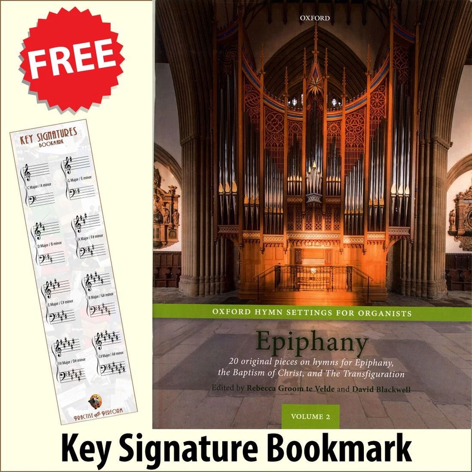 Epiphany Volume 2 Organ Music Book plus Key Signature Bookmark - Image 1 of 4