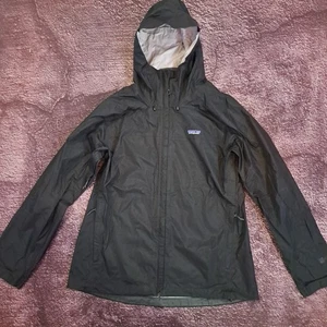 Chaqueta Patigonia H2no Mujer XL Negra Cremallera Completa Excelente Estado - Imagen 1 de 5