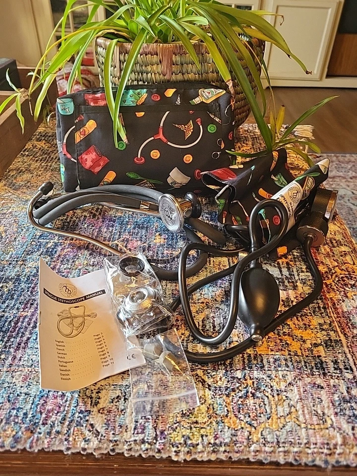 New In Original Bag Sprague Stethoscope Set With All Accessories And Carry Bag - Image 1 of 4