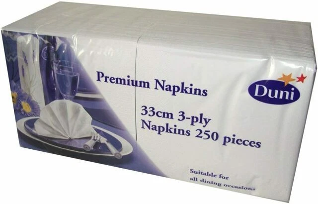 Duni Large Premium Paper Napkins - 250 Count