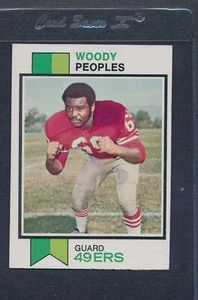1973 Topps #262 Woody Peoples 49ers NM *1520 - Picture 1 of 1