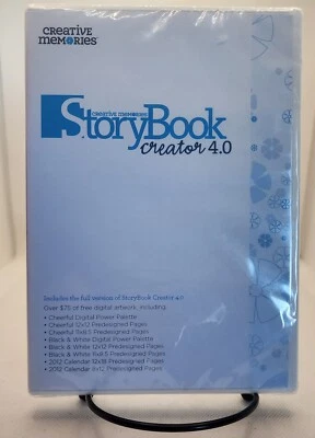 PC Creative Memories STORYBOOK CREATOR 4.0 (novo em folha | novo na caixa | lacrado de fábrica) - Imagem 1 de 2