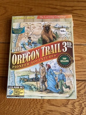 *NEW SEALED RARE* The Oregon Trail 3rd Edition Vintage Educational Game PC MAC - Image 1 of 2