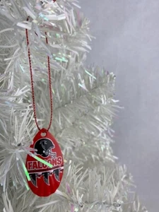 NFL Atlanta Falcons Vintage Teardrop Spinner Christmas Tree Ornament - Picture 1 of 3