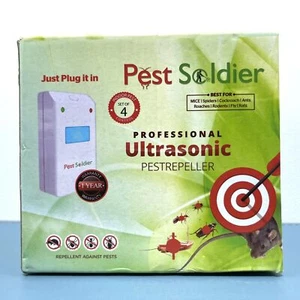 (4-Pack) Ultrasonic Pest Rodent Insect Repellers Electronic Plug-In - Picture 1 of 5