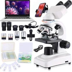 Compound Microscope,40X-2500X Research Class Professional Microscope,WF10x and W - Picture 1 of 7