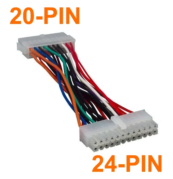 2 PCS Convert 20-PIN ATX Power Supply to 24-PIN Motherboard (ATX 20PIN to 24PIN) - Image 1 of 1