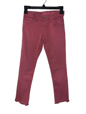 Pantalones súper ajustados The Children’s Place para niña rosa polvoriento cintura ajustable talla 8 Foto 1 de 4