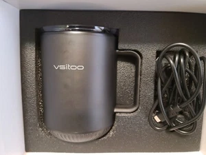 VSITOO S3 Temperaturregelung Smart Kaffeebecher 10oz schwarz App gesteuerte App - Bild 1 von 3