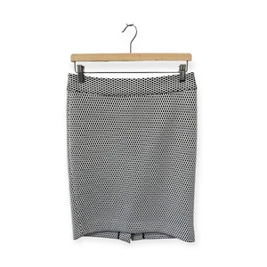 Banana Republic weiß und schwarz Netz Bleistiftrock Größe 6 - Bild 1 von 6