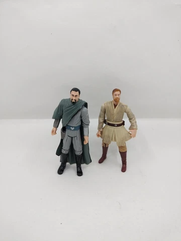 Star Wars Bail Organa And Obi Wan Hasbro 2004 3.75 Action Figures Cover