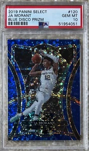 PANINI SELECT PL DISCO BLU 2019 /25 JA MORANT RC PSA 10 - Foto 1 di 2