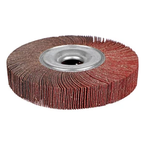 10 Pack - 6" x 1" x 1" Inch 40 Grit Bench Pedestal Grinder Unmounted Flap Wheel - Picture 1 of 3