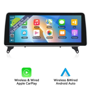 Carplay Stereo Android 6+64 GB 12,3"" autoradio per BMW X5 E70 X6 E71 CCC CIC - Foto 1 di 17