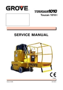 Manual de servicio Grove Toucan 1010 | CD O USB - Imagen 1 de 6