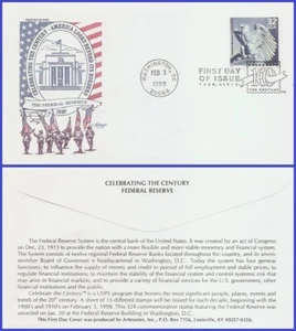 USA3 #3183b U/A ARTMASTER FDC   1910 Federal Reserve System - Bild 1 von 1