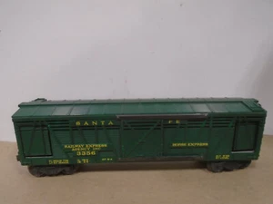 1956-60 VINTAGE LIONEL #3356 O GAUGE OPERATING S.F. HORSE EXPRESS STOCK CAR - Picture 1 of 7