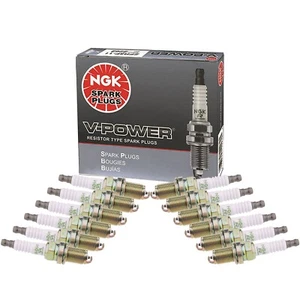 NGK Spark Plug Set (12 Pieces) (V-Power) (Gap 0.044) - Picture 1 of 1