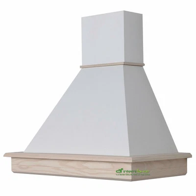 Cappa cucina rustica 90 frassino grezzo camino bianco motore faber CL90-FGBHC52  - Immagine 1 di 4