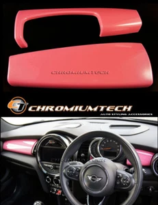 2014 and up MK3 MINI Cooper/S/ONE/JCW F55 F56 F57 PINK Dashboard Panel Cover - Picture 1 of 7