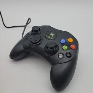 Original Xbox Black Controller S Type OEM - Picture 1 of 3