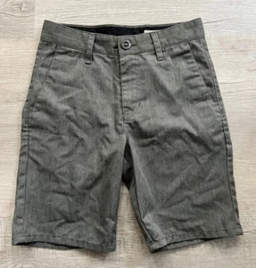 EUC! Boys Volcom Skateboard Shorts Gray Kids Youth Sz 25 - Picture 1 of 8
