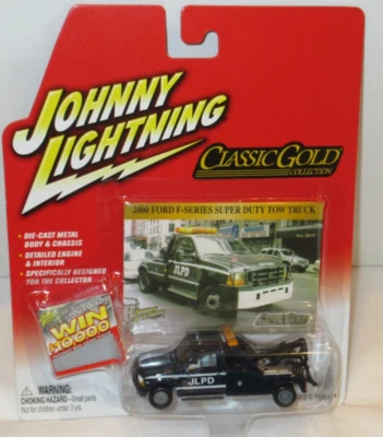 JOHNNY WHITE LIGHTNING CLASSIC GOLD ~FORD F-SERIES SUPER DUTY TOW TRUCK~ - Image 1 of 4