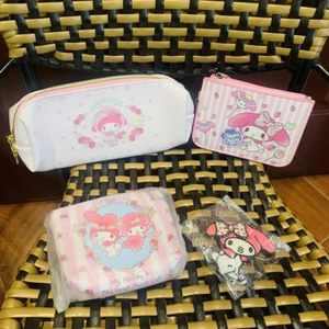 1Set My Melody Anime Coin Purse Handbag Card Holder Storage Pen Bag - Picture 1 of 12