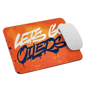 Edmonton Oilers Let's Go Oilers Mouse Pad 9.5x7.75 inch Stanley Cup Final 2025 - Picture 1 of 3