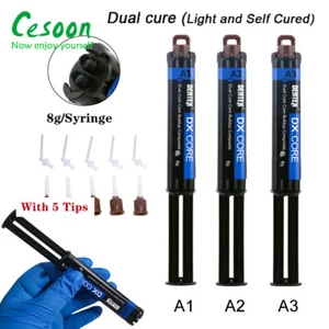 Dientex DX.CORE Luz Dental Doble Cura Auto Núcleo Compuesto Resina Núcleo Acumulación 8 g - Imagen 1 de 15