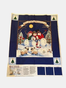 Daisy Kingdom Heaven Nature Sing 1997 Christmas Quilt Panel Cut Sew Pattern Vtg - Picture 1 of 8