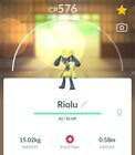 Pokèmon Go Shiny Riolu SameDay/30 Days