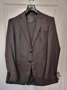 Men's suit Lanifico F. LLI Cerruti, size 52, L-brown-suit pants sport coat - Picture 1 of 7