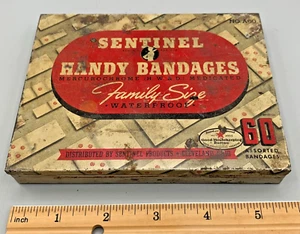 Caja de hojalata vintage Sentinel Vendage - Imagen 1 de 2