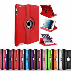 360 Rotating Case for Apple iPad 2 3 4 9.7" 2019 2020 10.2" Leather Stand Cover - Picture 1 of 27