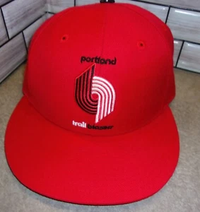 NBA Portland Trail Blazers Hat Fitted Size 7 Mitchell & Ness Hardwood Classics - Picture 1 of 7