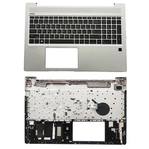 New For HP ProBook 450 G6 450 G7 Palmrest Backlit Keyboard L45090-001 Silver US - Picture 1 of 9