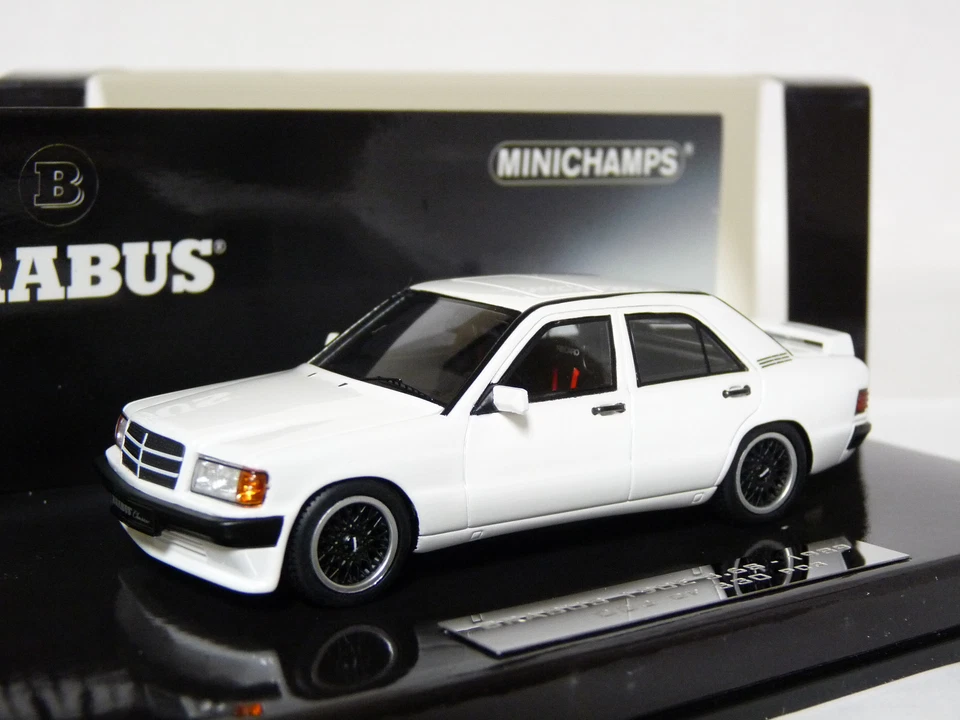 Minichamps 437032602 1/43 1989 Brabus 190E 3.6S Mercedes-Benz Resin Model Car - Image 1 of 1