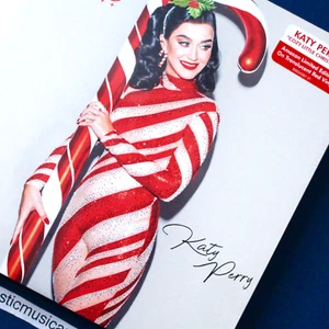 RED VINYL KATY PERRY COZY CHRISTMAS 7" VINYL NEW - Picture 1 of 6