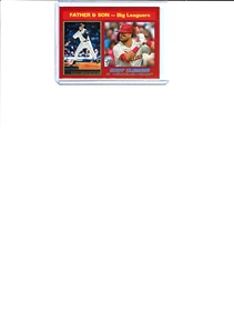2025 Topps Heritage Baseball Kody Clemens / Roger Clemens #67 Exclusive Mega Red - Picture 1 of 2