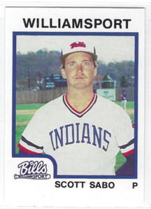 1987 Williamsport Bills (Double A-Cleveland Indians) Scott Sabo