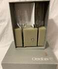 VTG Orrefors Sweden Crystal OPTICA Symphony Champagne & Claret Glasses In Box!