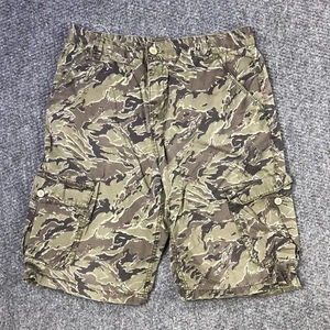 Lucky Brand Shorts Boys Youth Size 18 Camo Cargo Pockets Classic Fit Logo - Picture 1 of 7