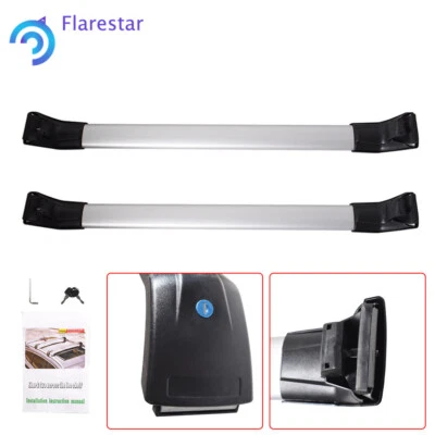 Porta-bagagens de alumínio barras transversais rack de teto Hyundai Tucson 2016 2017-2020 - Imagem 1 de 4