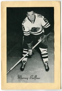 1944-64 Bee Hive Hockey Photo - Earl Balfour Chicago Blackhawks - Picture 1 of 4