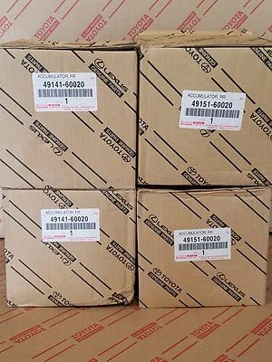  JUEGO ACUMULADOR SUSPENSIÓN ORIGINAL LEXUS LX570 2008-17 49141-60020 49151-60020 Foto 1 de 4